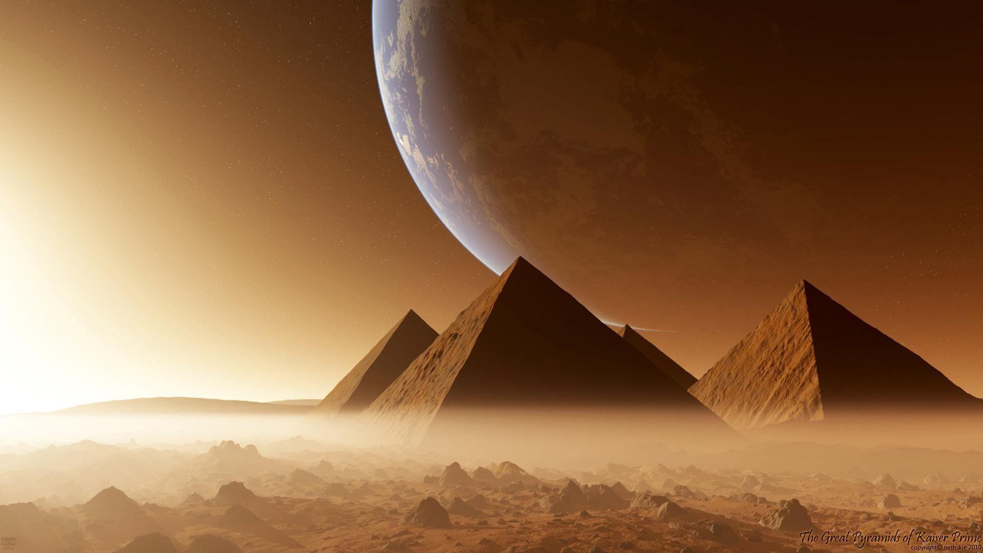 1920x1080 Giza Pyramids Wallpaper