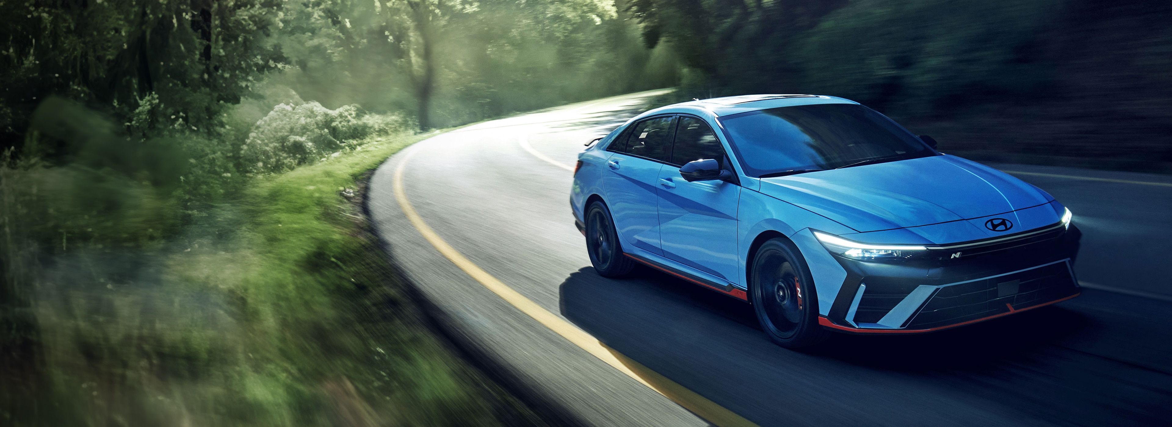 3840x1400 Hyundai ELANTRA N: Compact Car