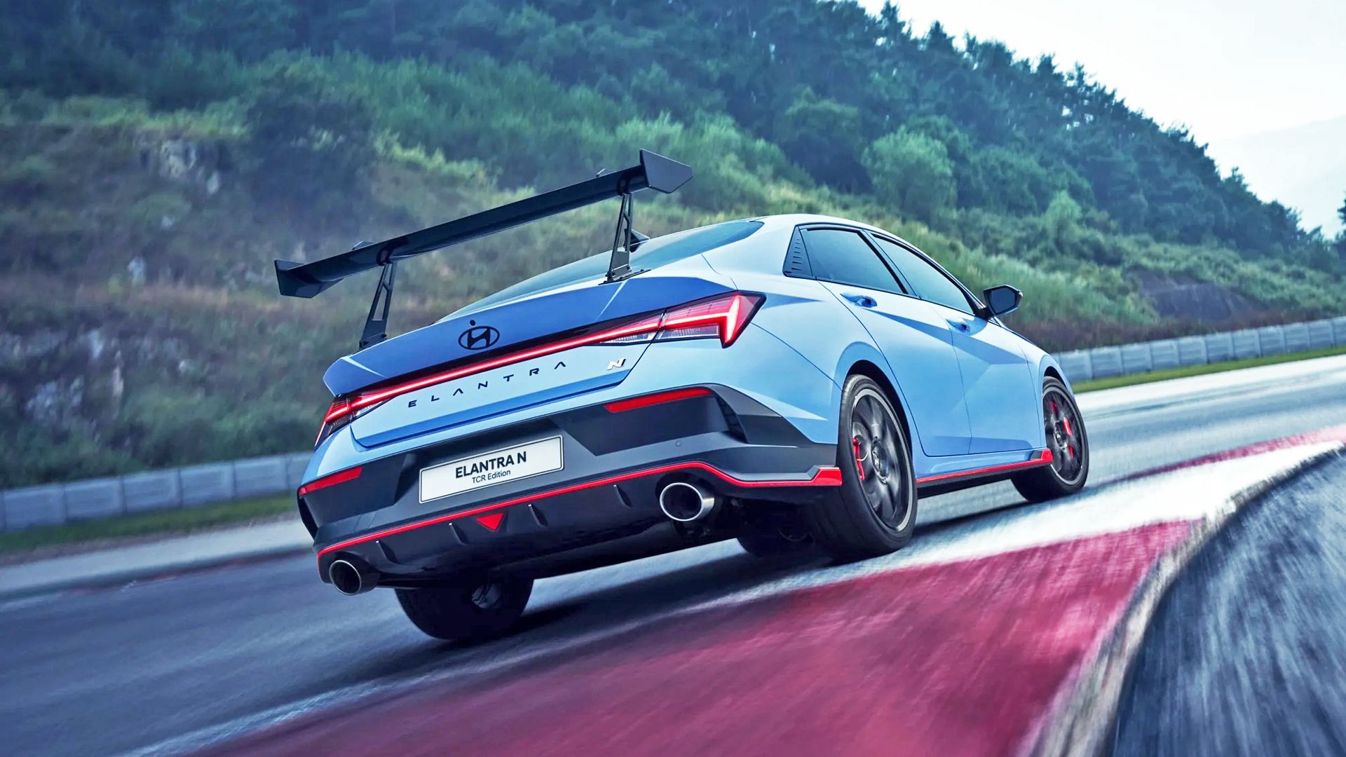 1920x1080 Look Out, Honda: Hyundai Put a Giant Wing on the New Elantra N TCR Edition