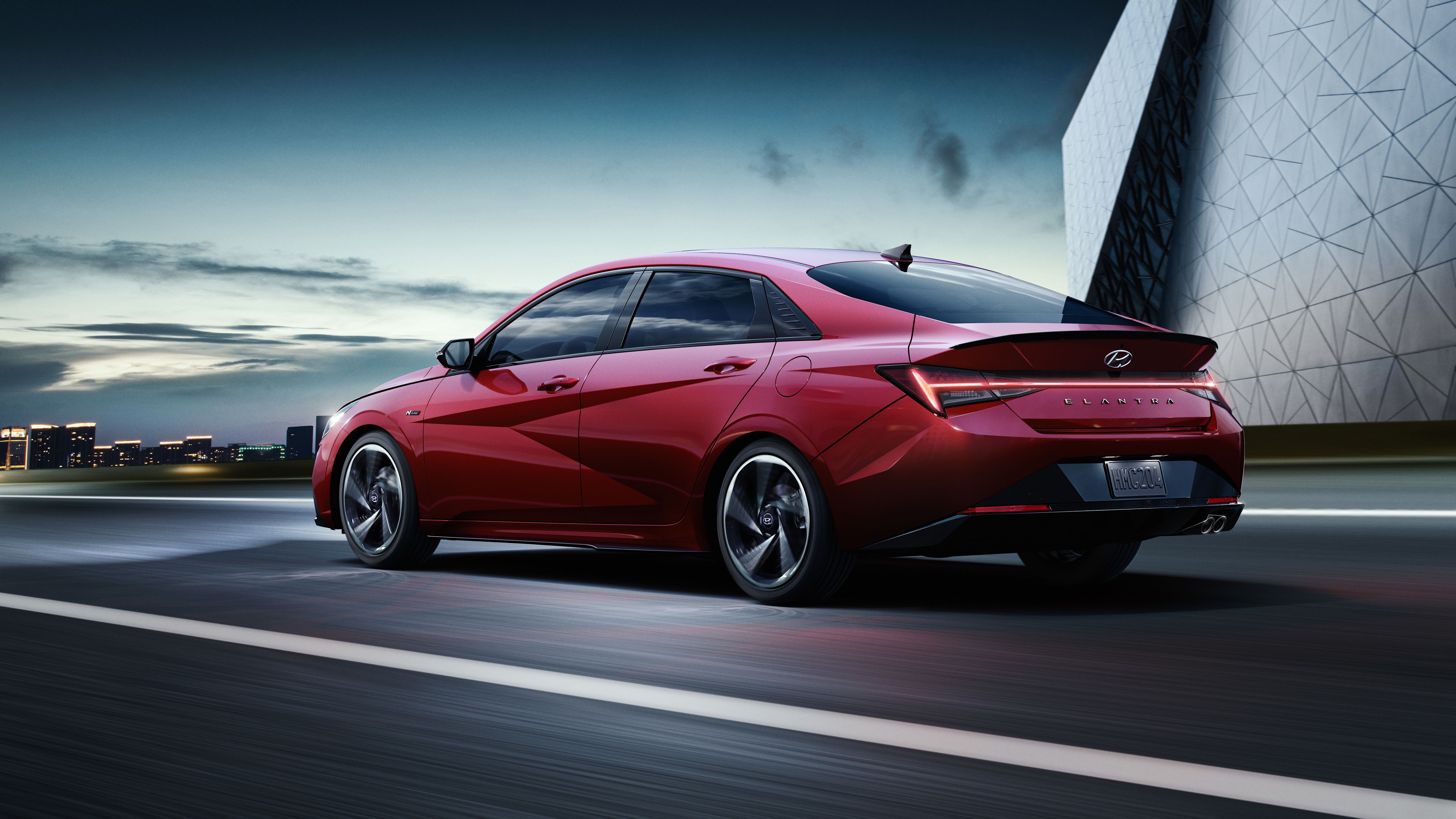 5120x2880 Hyundai Elantra N Line 2020 5K 2 Wallpaper Car Wallpaper