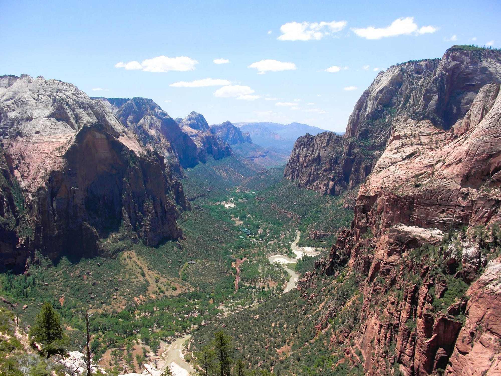 2000x1500 Hiking Up to Where Angels Land. Just don't fall down and die.