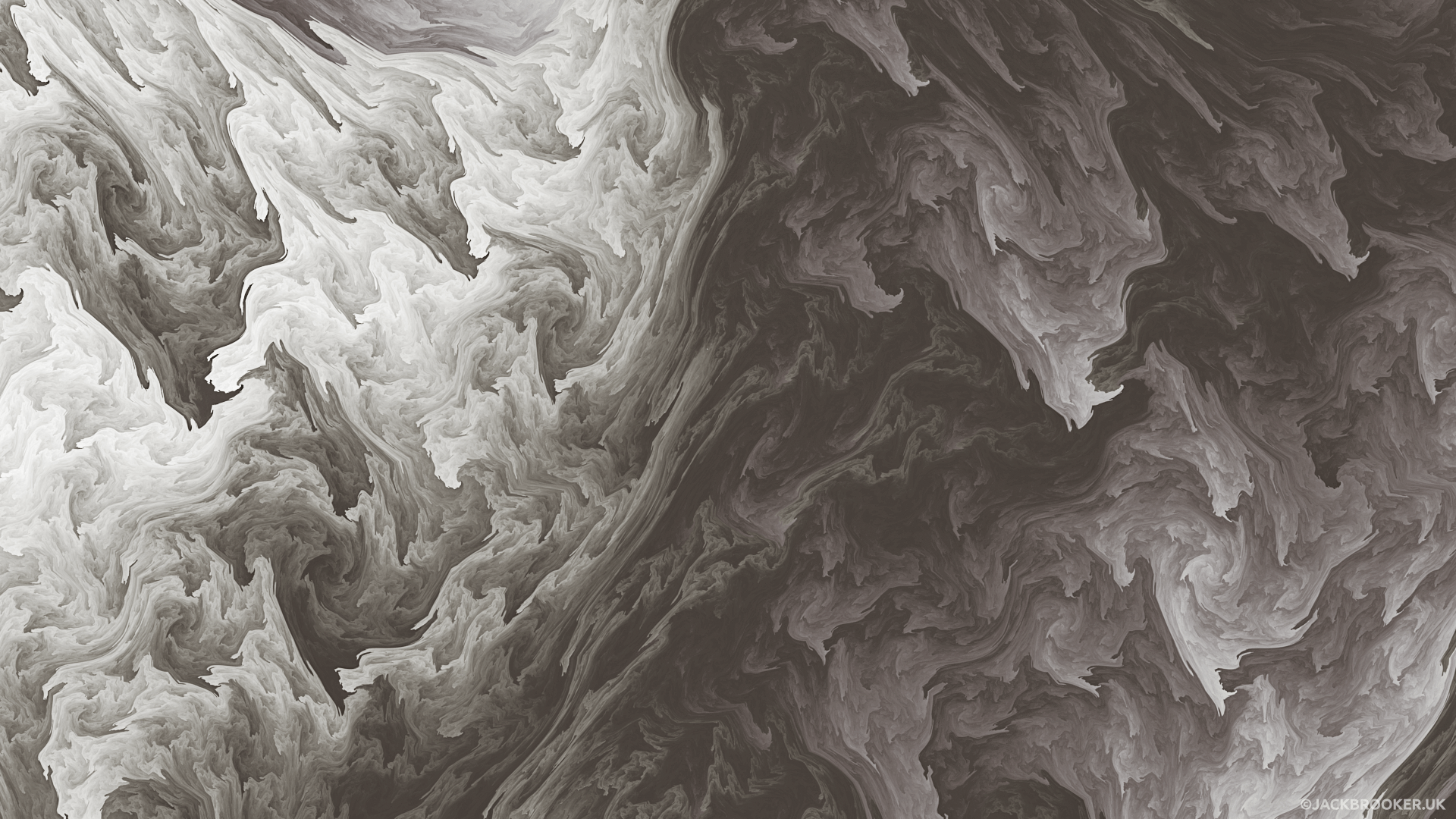 1920x1080 Abstract Grey Waves: HD Wallpaper for Artistic Inspiration