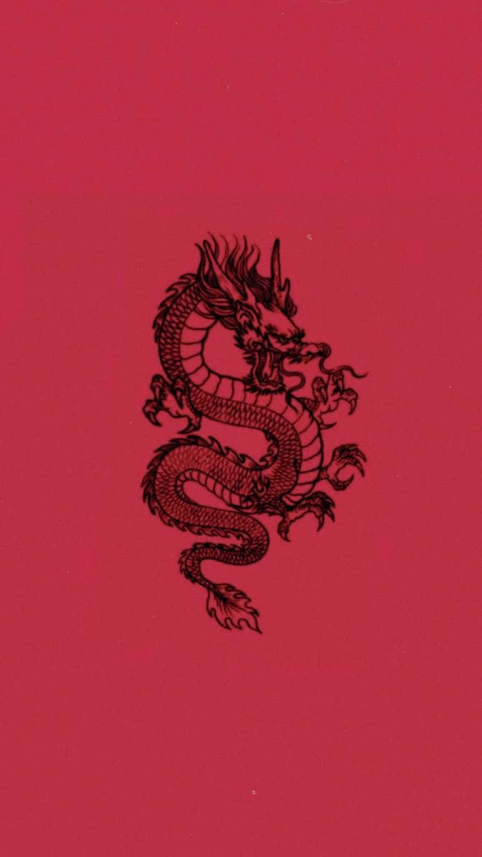 675x1200 Download Crimson Dragon Artwork Wallpaper