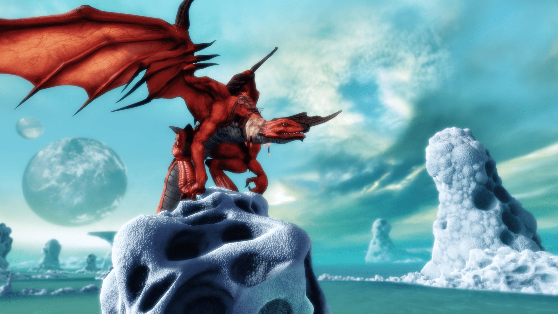 1920x1080 Xbox One Exclusive Crimson Dragon Gets New 1080p Screenshots; Looks Lovely