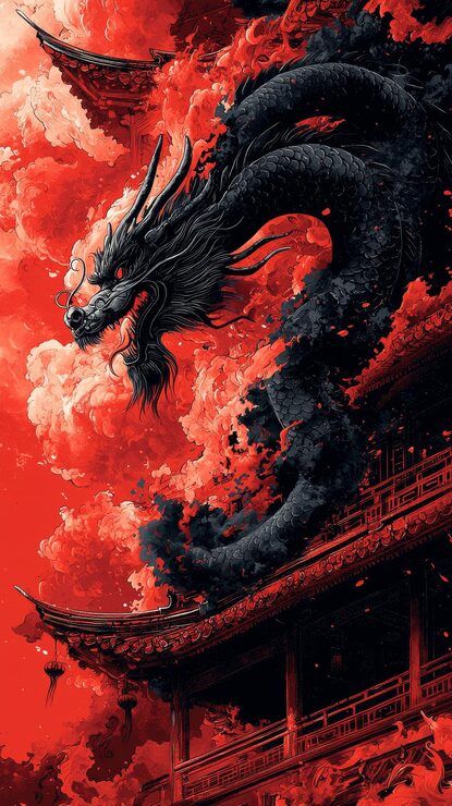 415x740 Crimson dragon Image