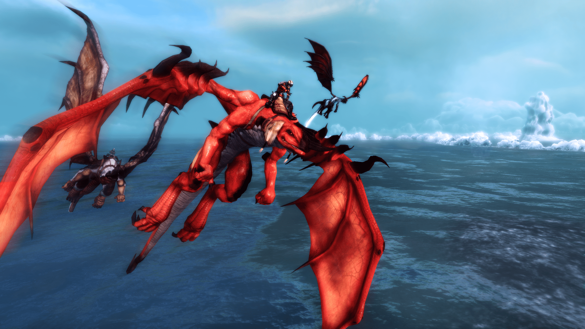 1920x1080 Xbox One Exclusive Crimson Dragon Gets New 1080p Screenshots; Looks Lovely