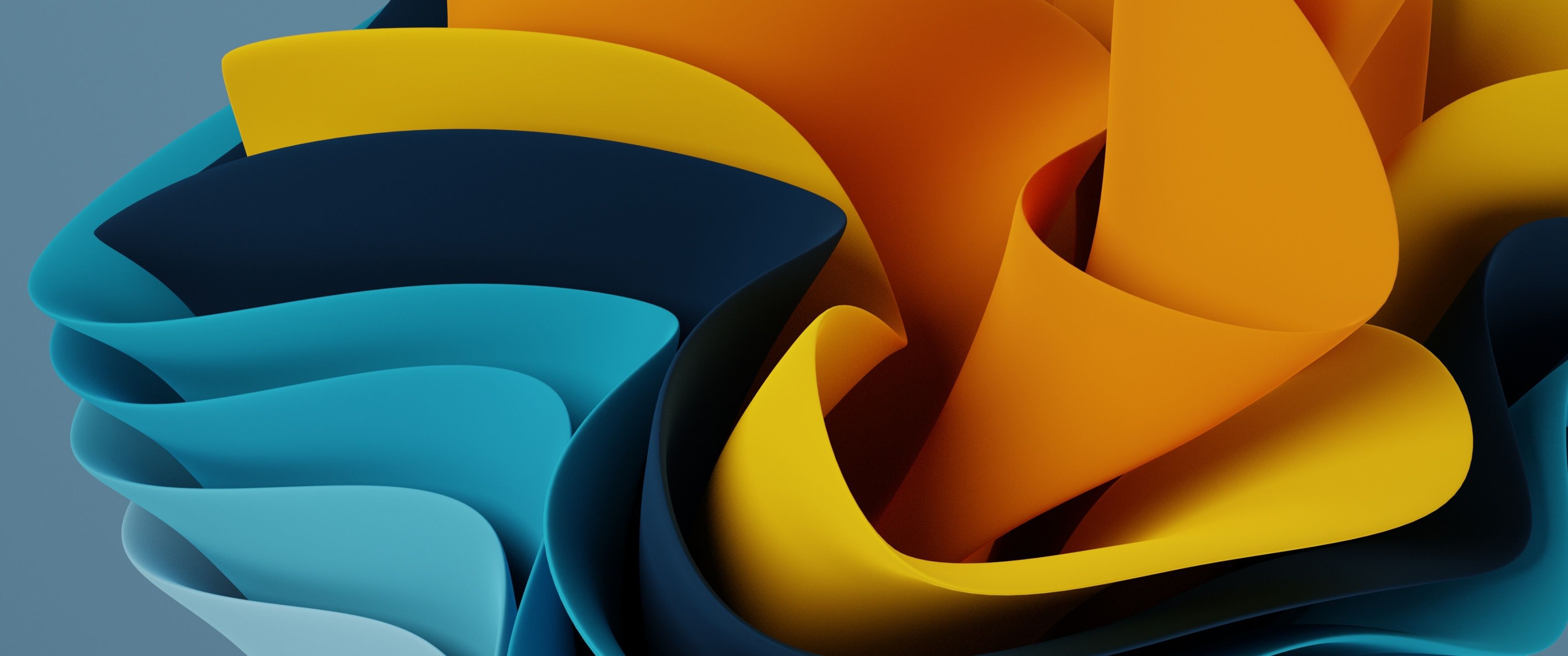 3440x1440 Abstract background Wallpaper 4K, 3D Render, Colorful abstract
