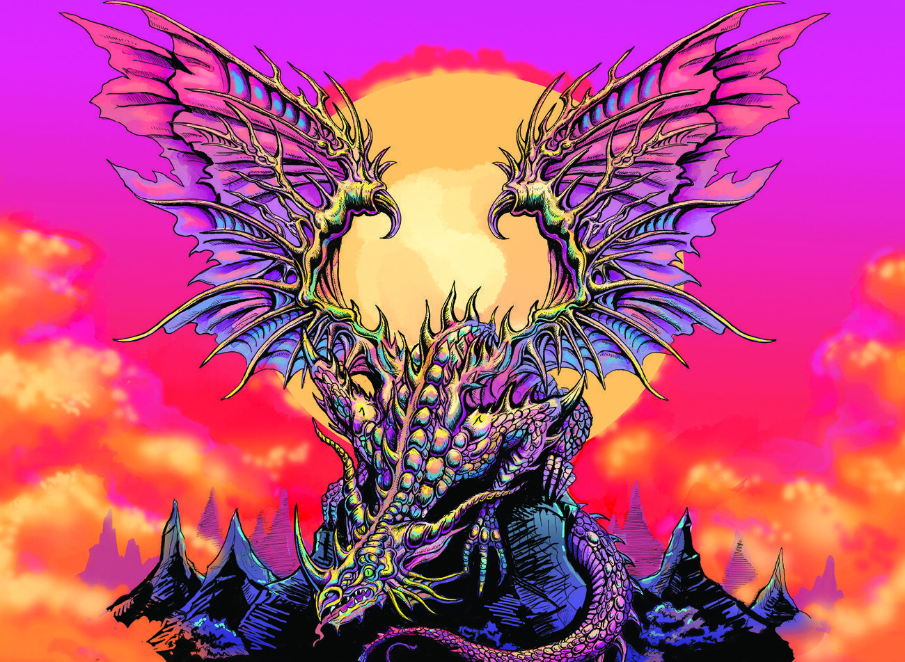 1300x952 The Ur Dragon MtG Art From Secret Lair Set By Justine Jones Of Magic: The Gathering