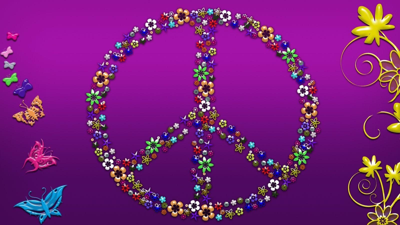 1600x900 Hippie Wallpaper: Hippie Image Art Wallpaper Wallchan Colorful Vw