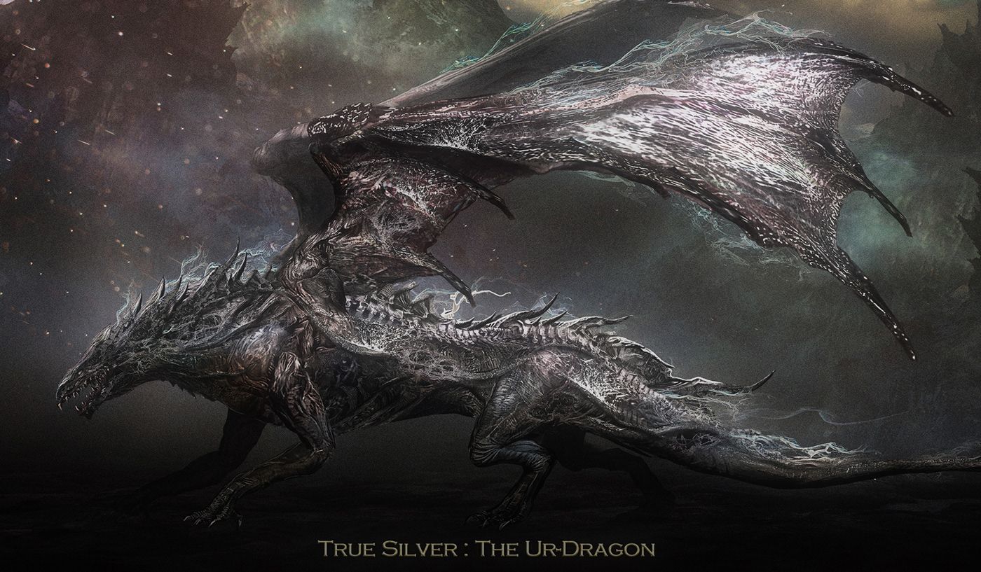1400x817 True Silver:The Ur Dragon (Personal Artwork) (4). Image - Behance