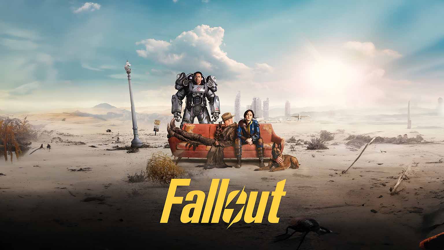 1536x864 Fallout TV Series Main Characters Desert Desktop Wallpaper