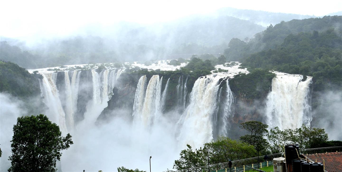 1441x726 Jog Falls HD Desktop Wallpaper 25712