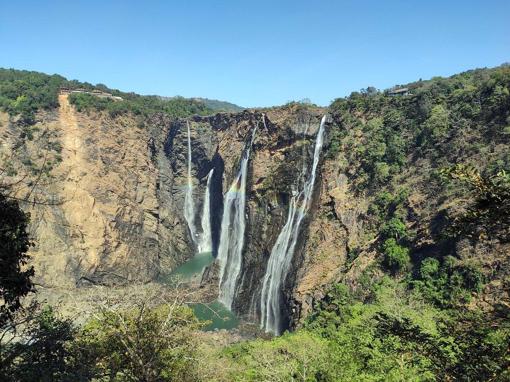 1024x768 Jog Falls (253 m), Karnataka. Jog Falls, state of Karnataka