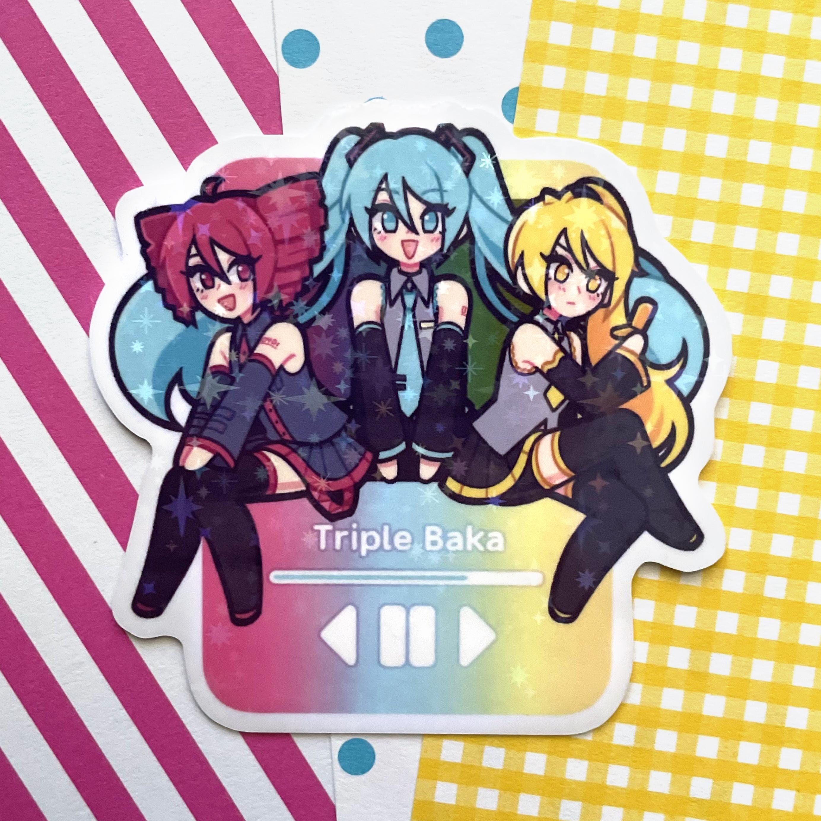 2768x2768 Acrylic Keychains & Stickers Baka Vocaloid