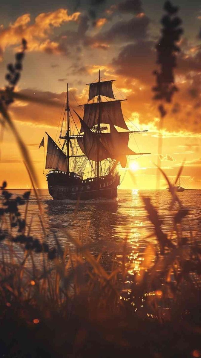 673x1200 Old Sailing Ship Image 4K HD Wallpaper