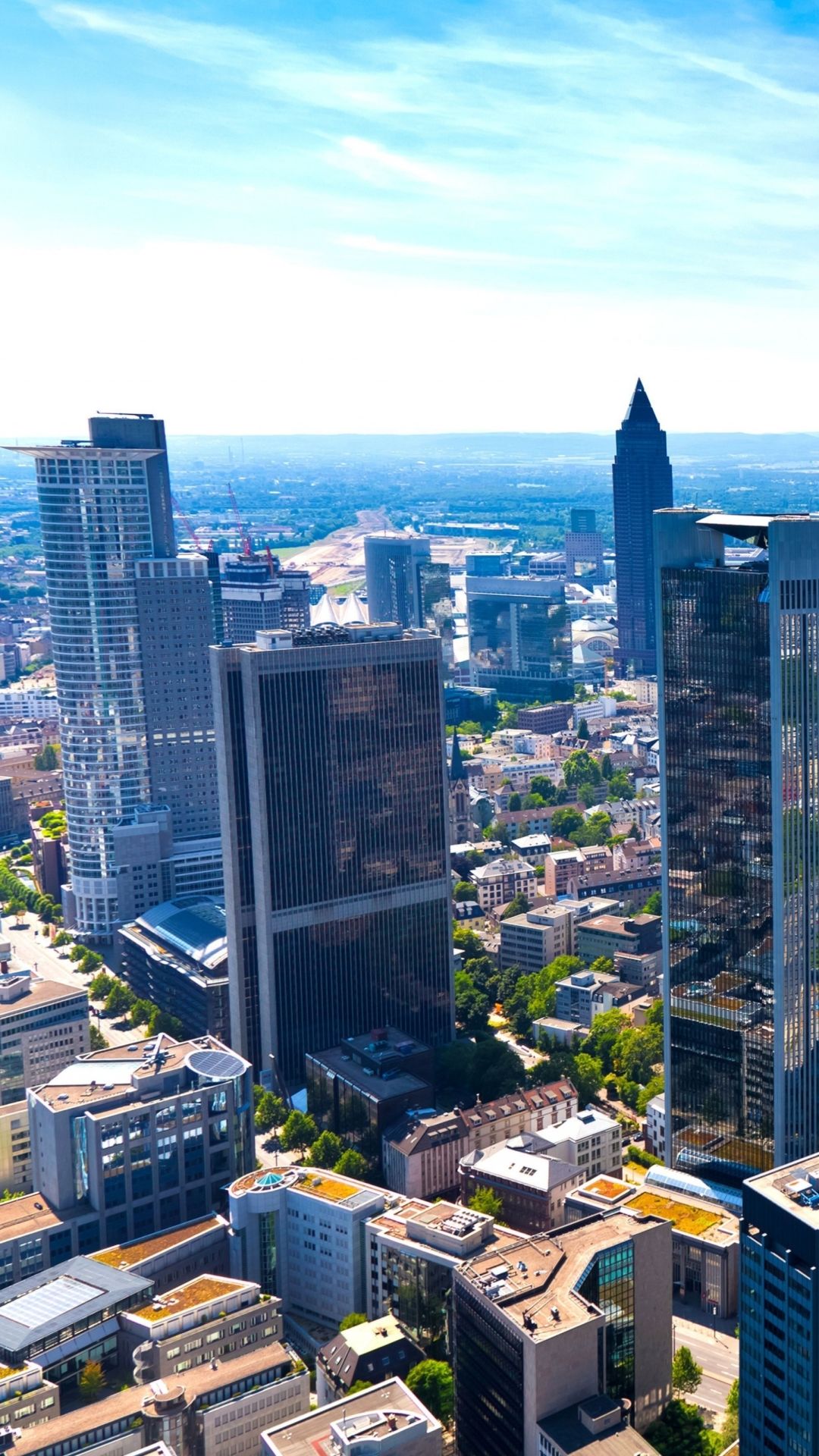 1080x1920 Phone wallpaper: Frankfurt, Man Made, City, Cityscape, Germany, Cities 1123247