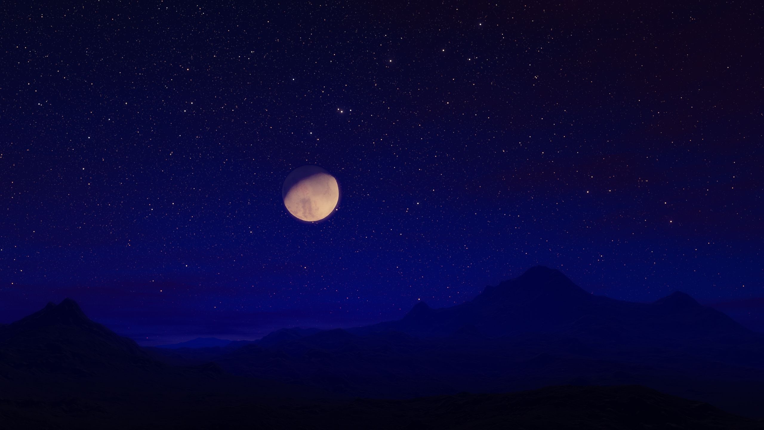 2560x1440 Calm Night Wallpaper