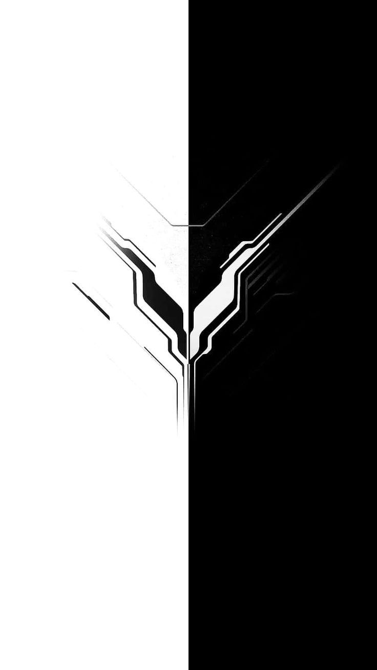 736x1308 Download Half Black Half White Background