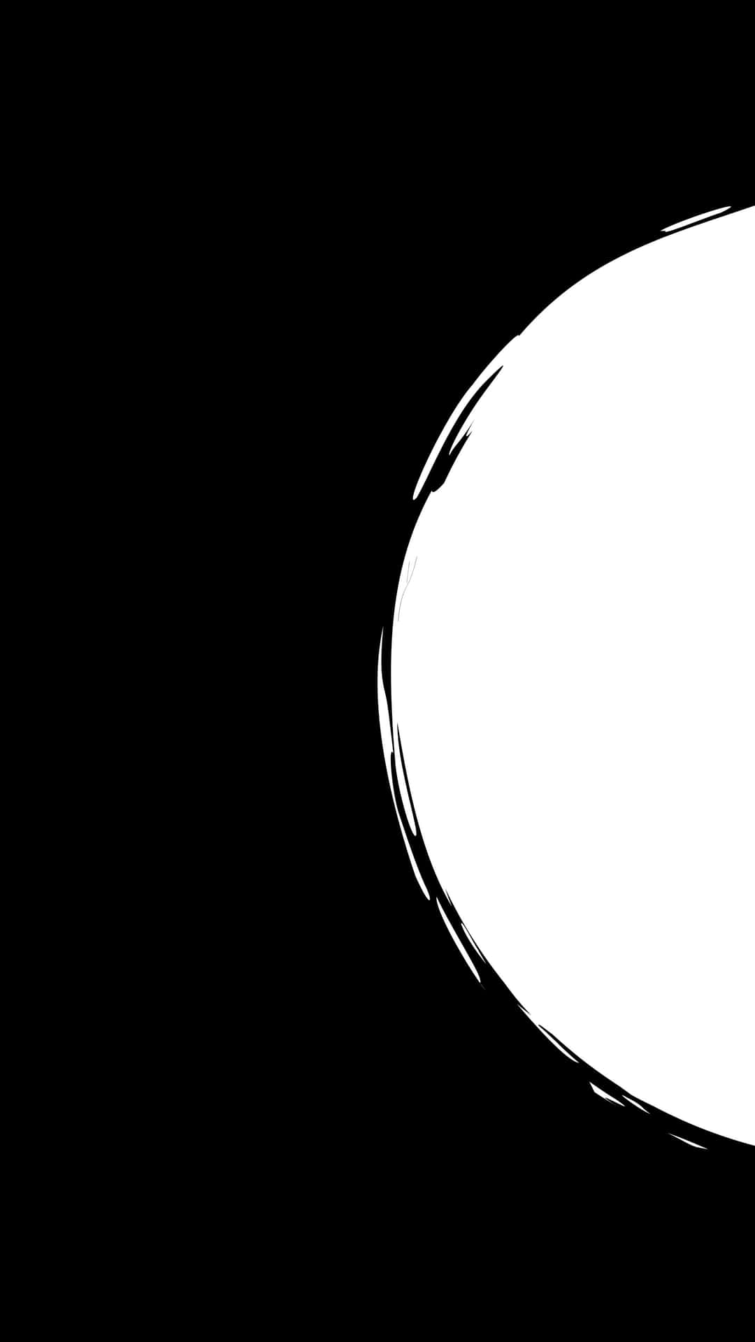 1080x1920 Download Caption: Striking Contrast of Half Black and Half White Wallpaper