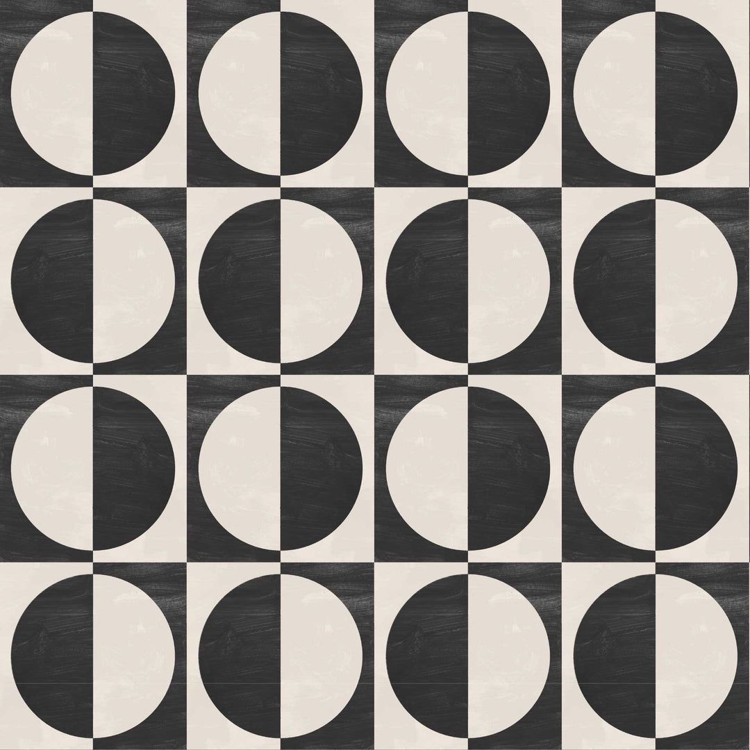 1080x1080 Glass Half Full Black Wallpaper by Blessed Little Bungalow