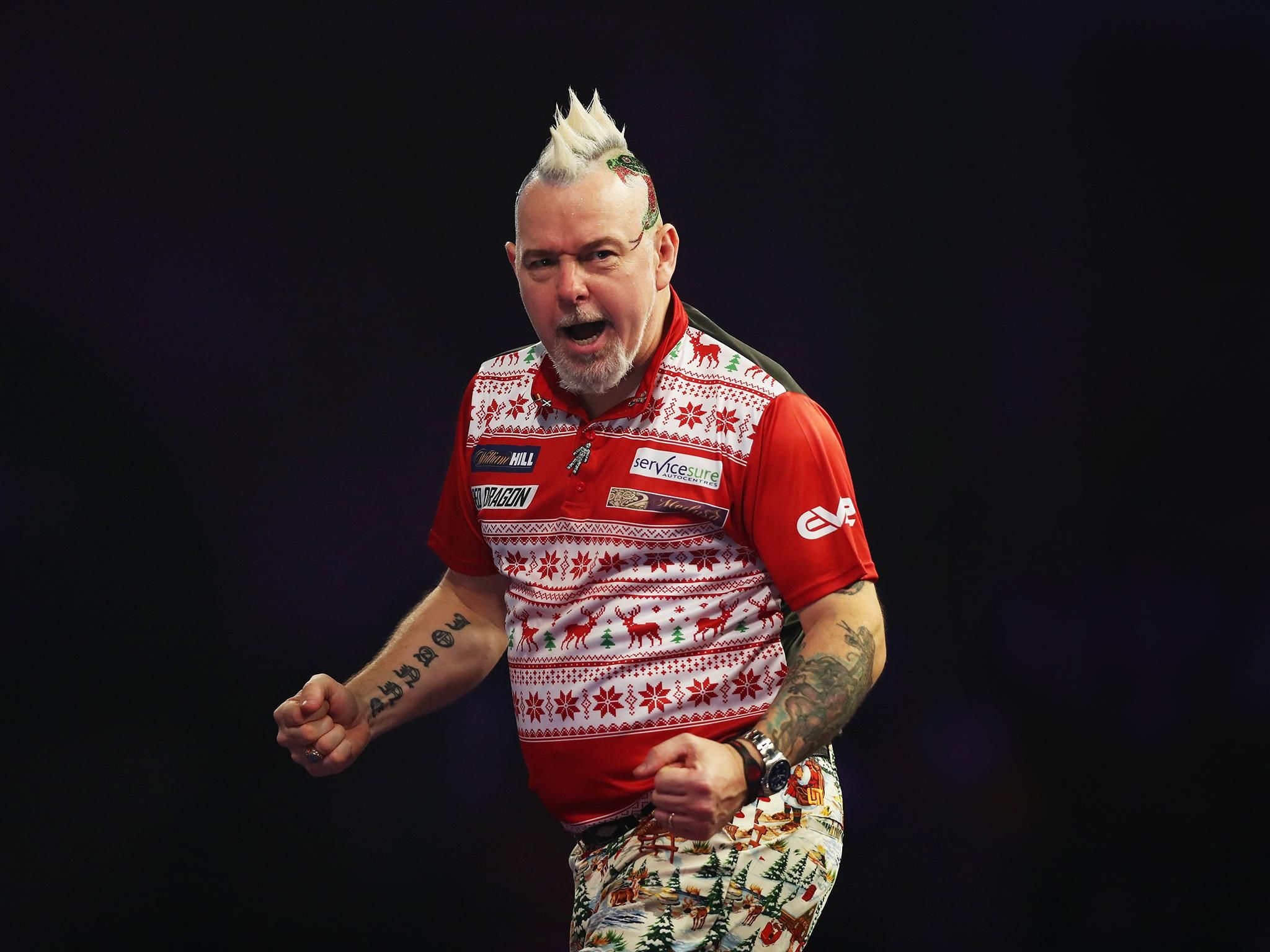 2048x1536 Darts World Championship: Peter Wright brushes aside fitness concerns to reach second round as seeds crash out