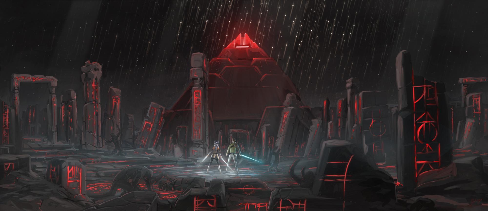 2000x867 A Malachor sith temple sketch I made while storyboarding on the S2 finale