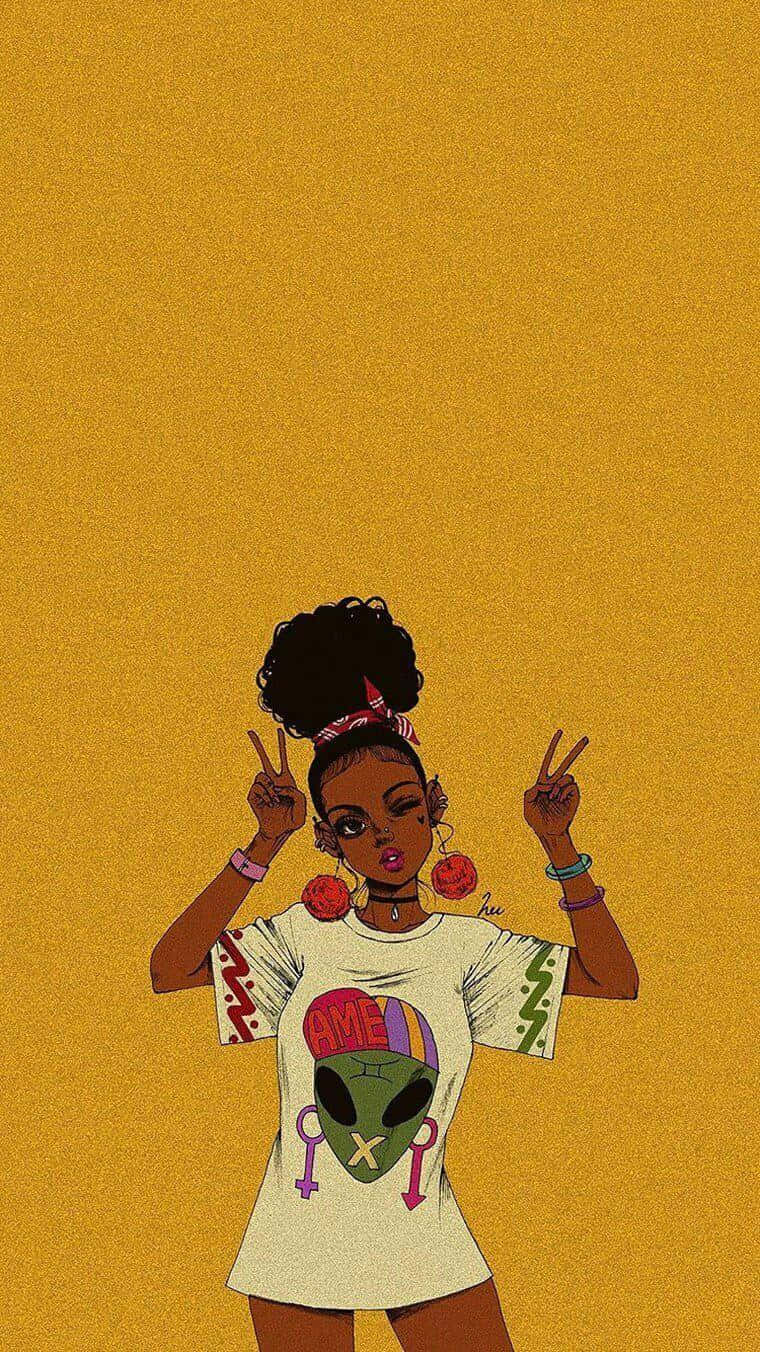 760x1352 Black Girl Magic Wallpaper