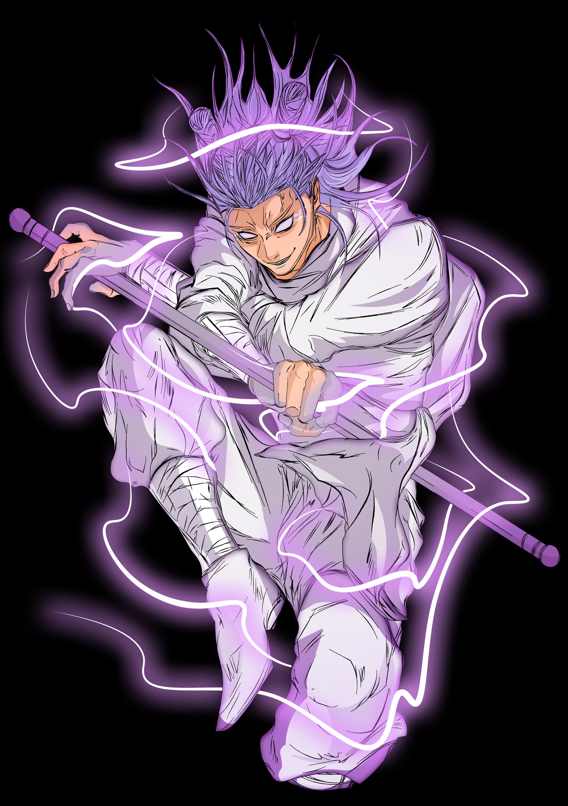 1920x2723 The Thunder God, Kashimo Hajime Enters the Battlefield