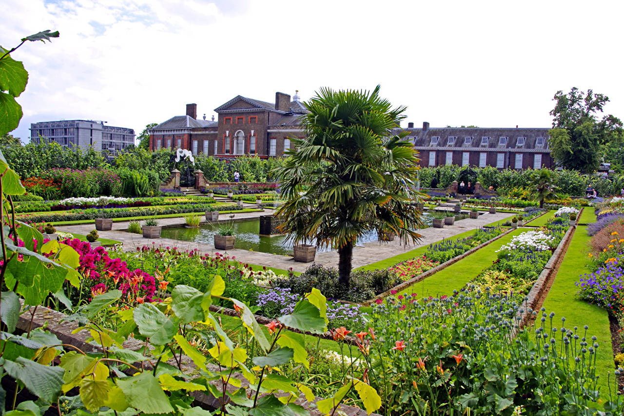 1280x853 Download Kensington Garden Overlooking Kensington Palace Wallpaper