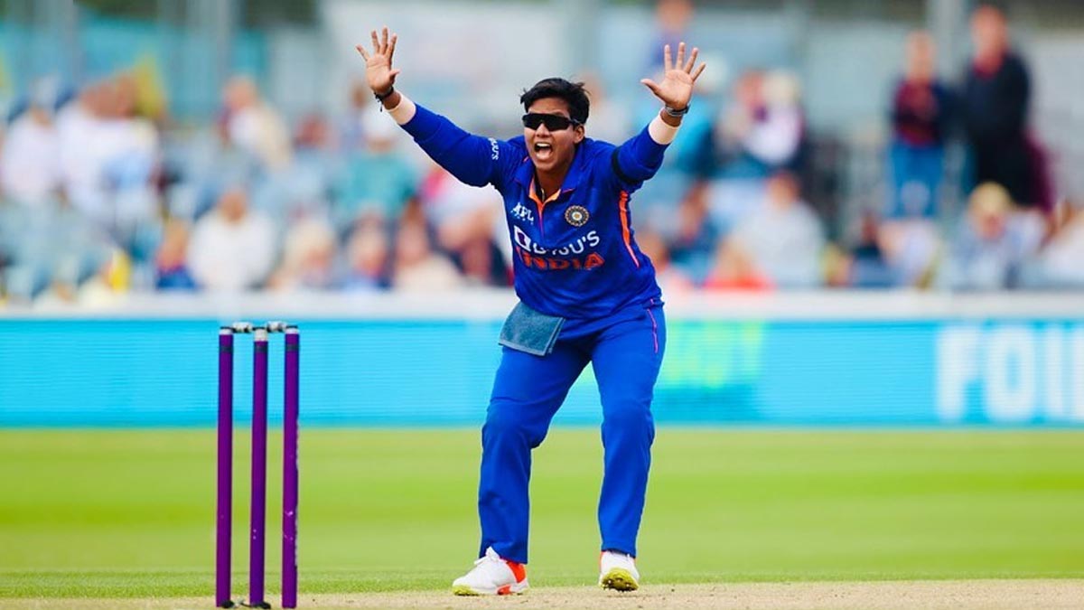 1200x675 T20 Women's World Cup: Cricketer Deepti Sharma Makes History As India Wins Against WI