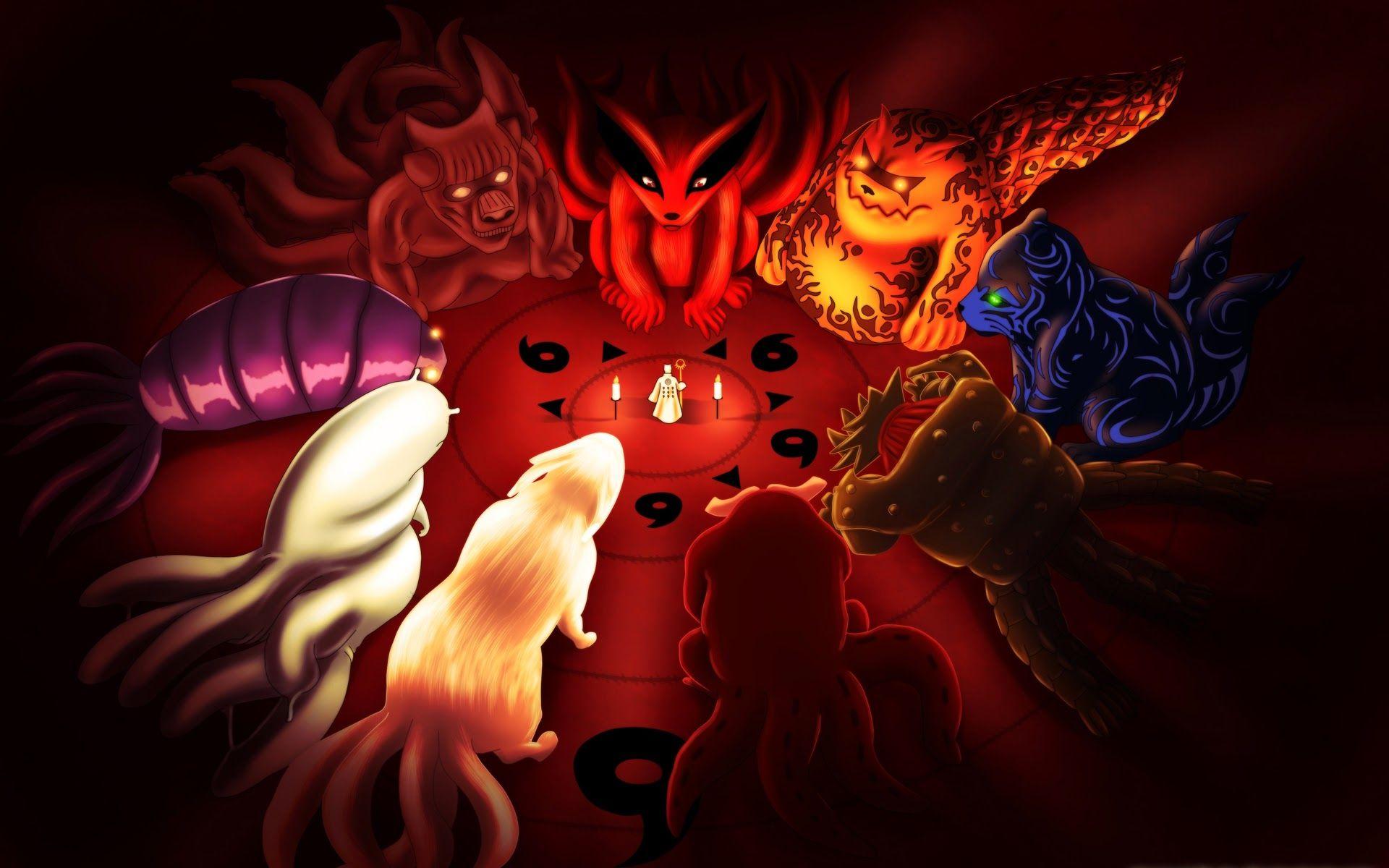 1920x1200 Tailed Beasts Wallpaper. Nine Tailed Fox