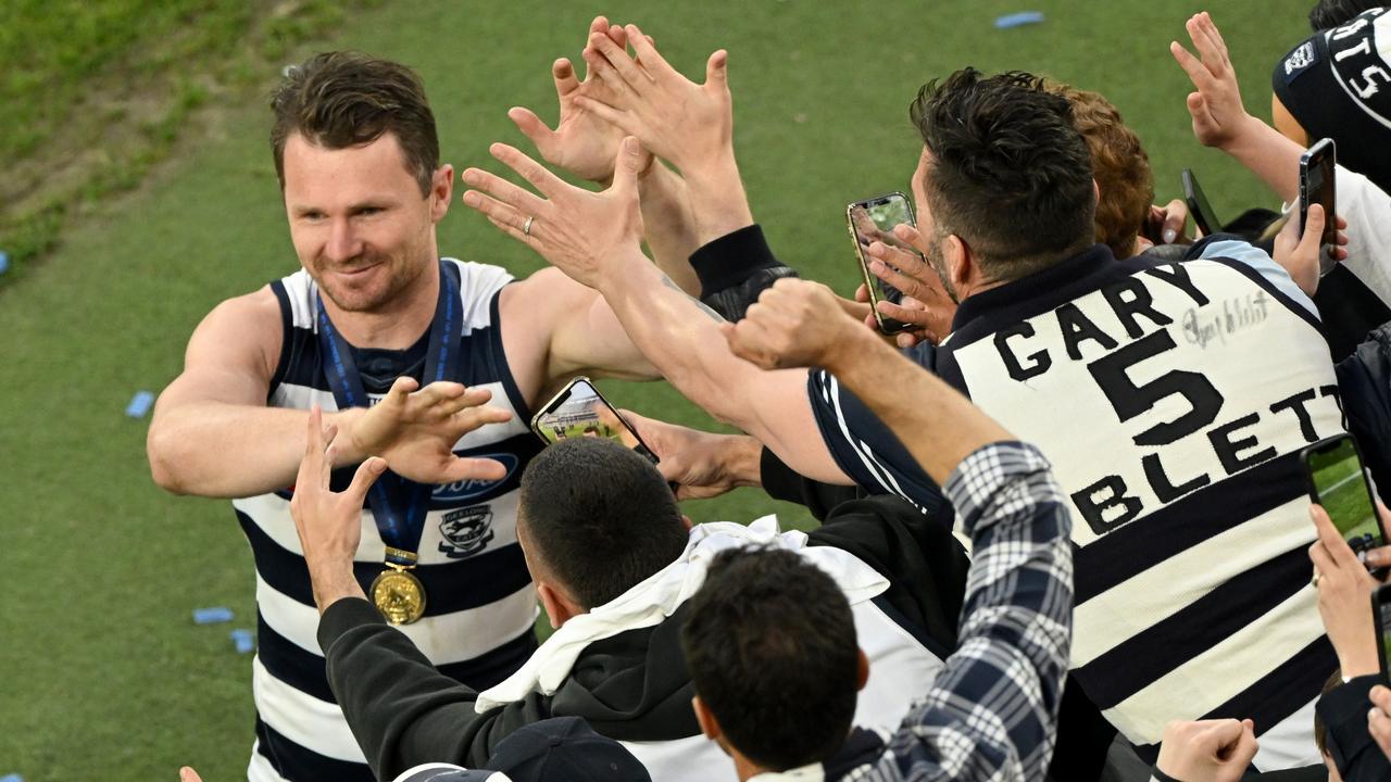 1280x720 AFL: 'Irreplaceable': Patrick Dangerfield reflects on retired Cats great Joel Selwood