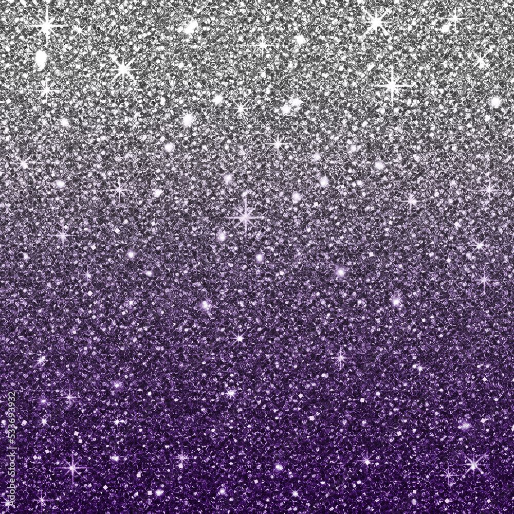1000x1000 Purple silver glitter background