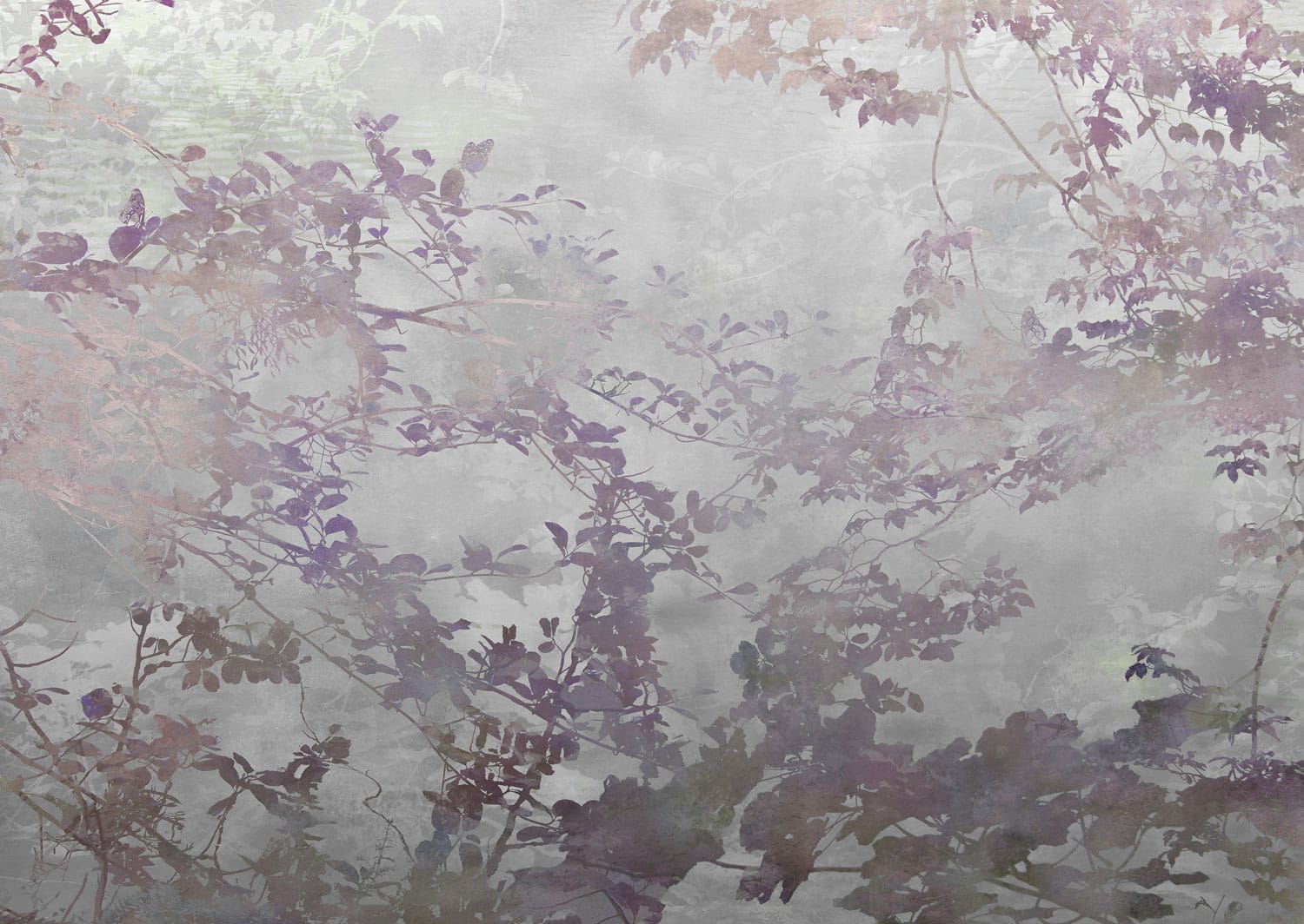 1500x1064 Silver Forest Wallpaper Mural Wallpaper™