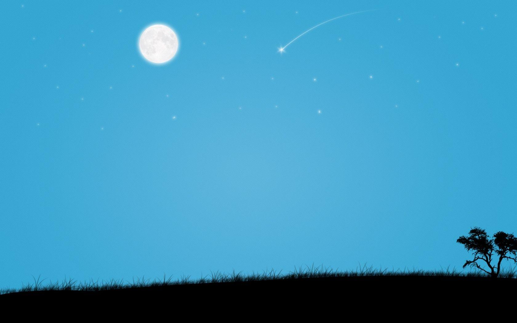 1680x1050 Dark Scenery Blue Wallpaper