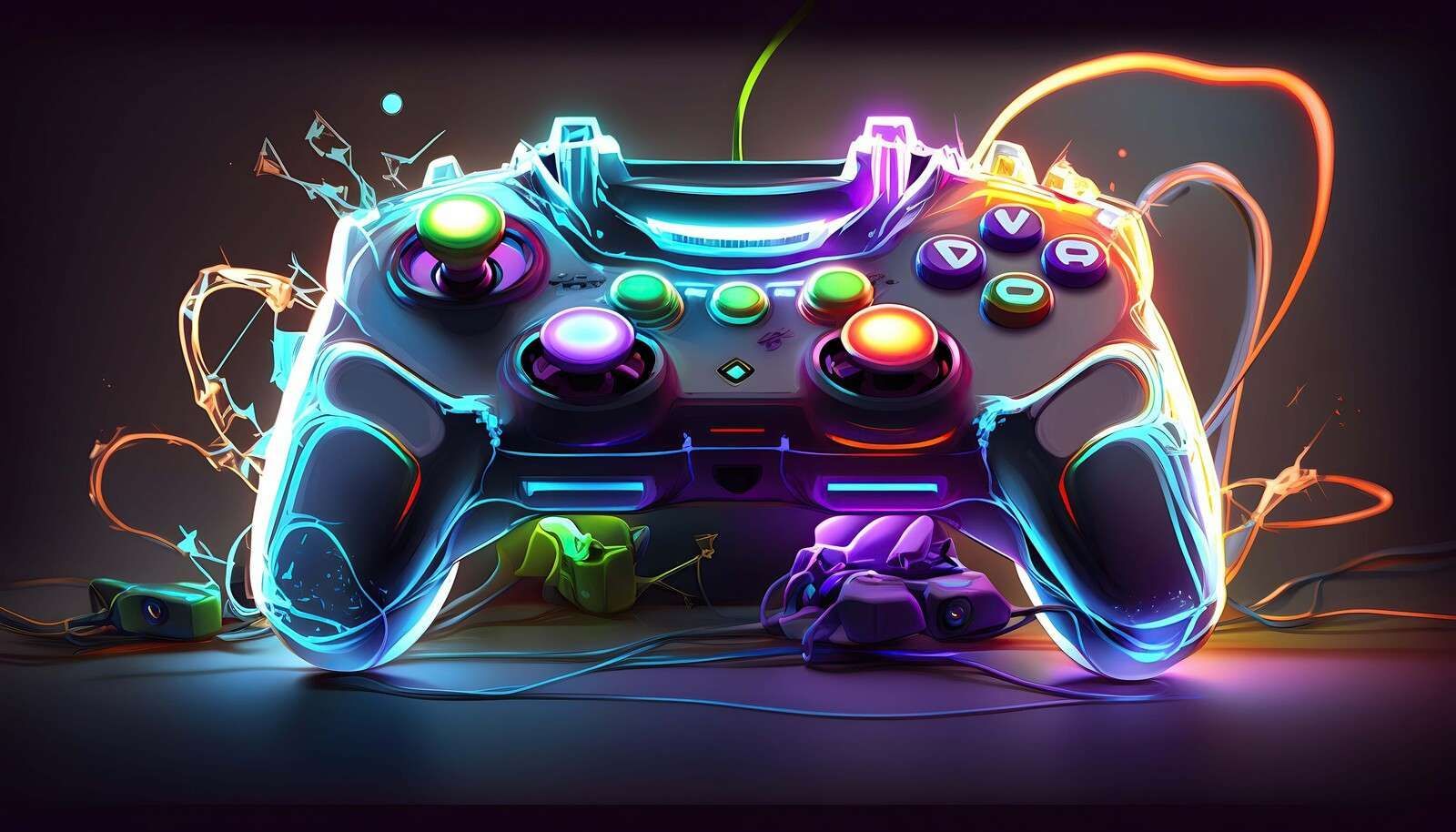 1600x914 Wall Mural Neon Controller