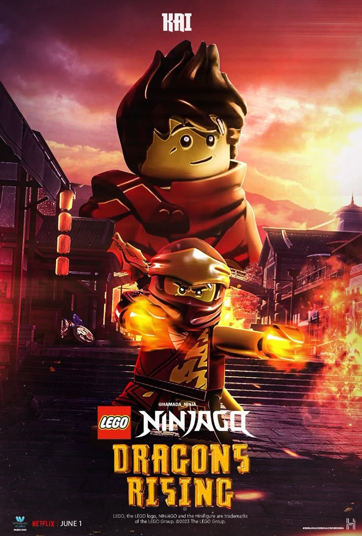 736x1090 LEGO NINJAGO DRAGONS RISING KAI POSTER CHARACTER