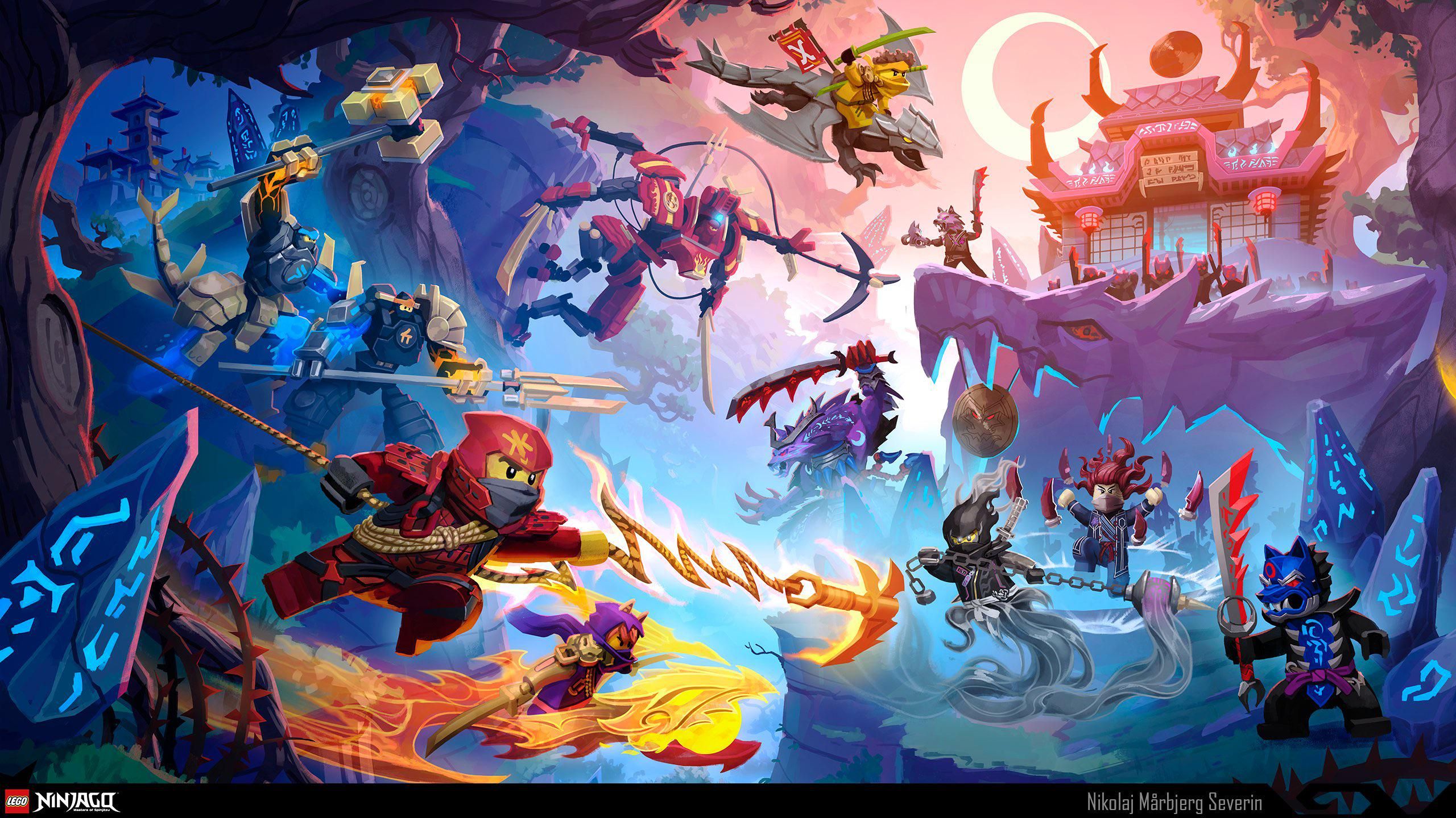 2560x1440 Some concept art for Ninjago Dragons Rising season 2