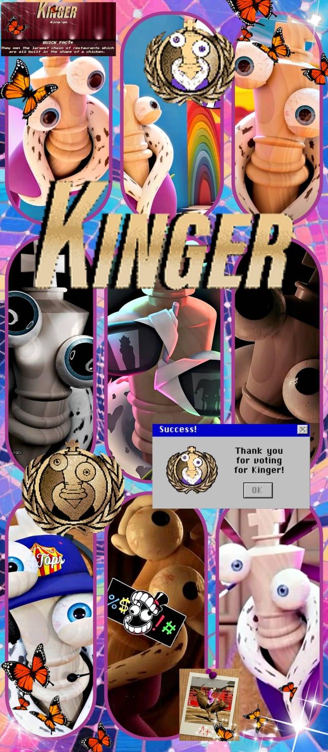640x1468 Made a Kinger wallpaper (oc by me)