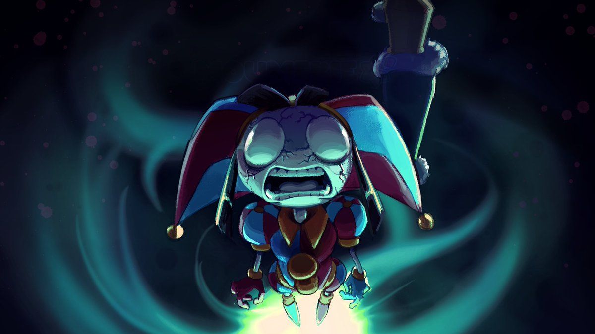 1200x675 you've met with a terrible fate, haven't you? (poor Kinger and Pomni.) [#TheAmazingDigitalCircus #digitalart]