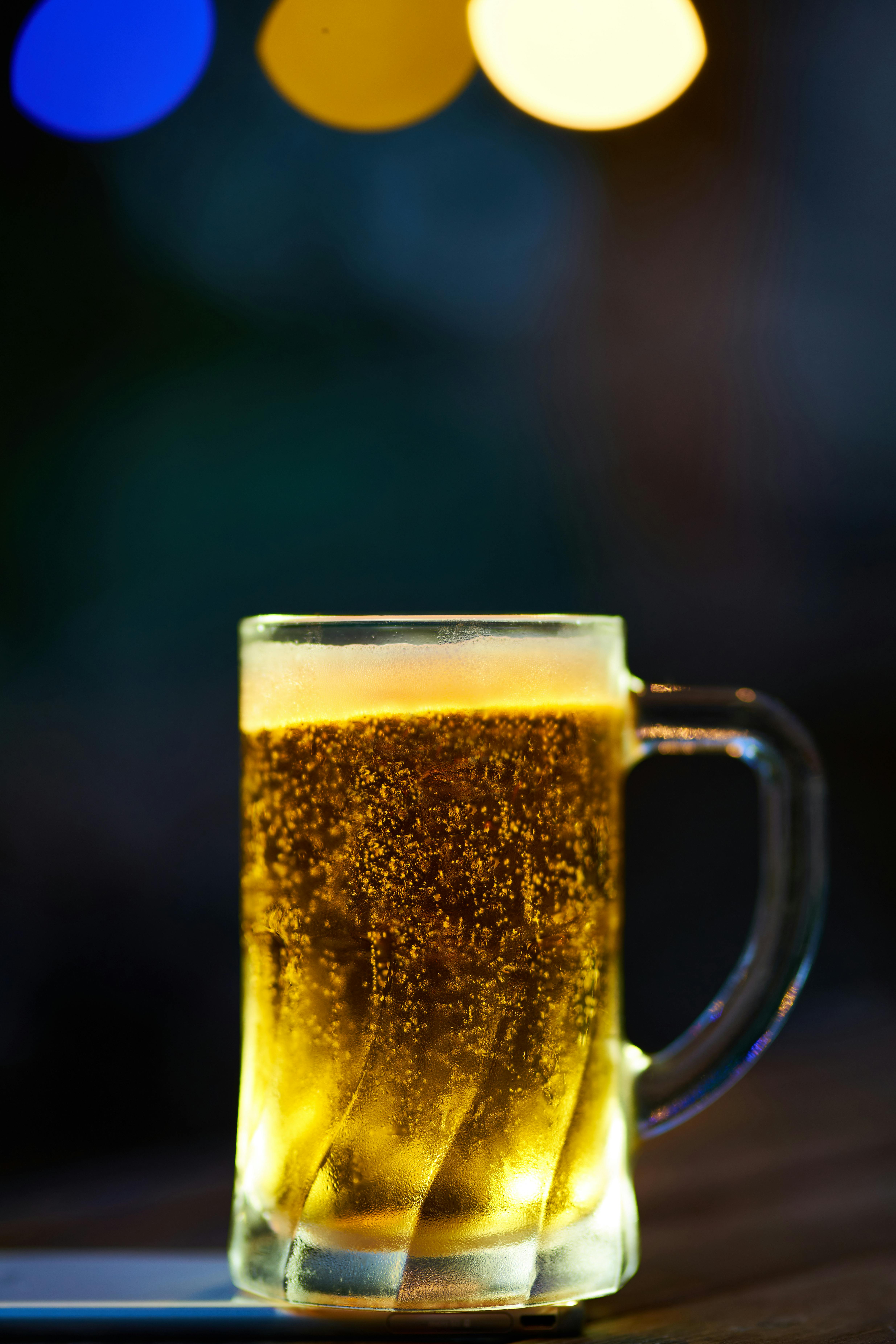 4941x7412 Clear Glass Mug Filled With Yellow Liquid · Free