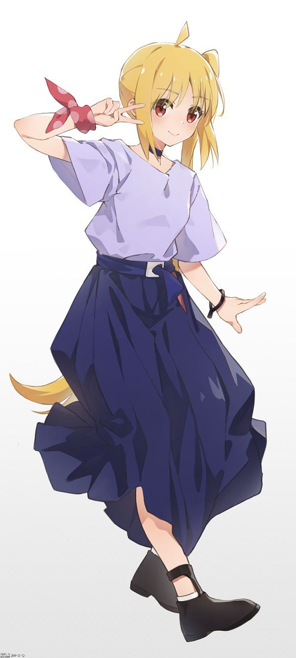 600x1330 Ijichi Nijika The Rock! Anime Image Board