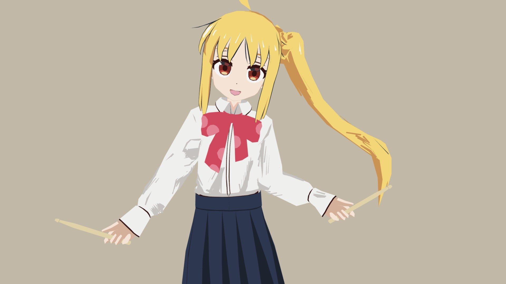 1920x1080 Nijika Ijichi (bocchi the rock) model by chained_tan [368c480]
