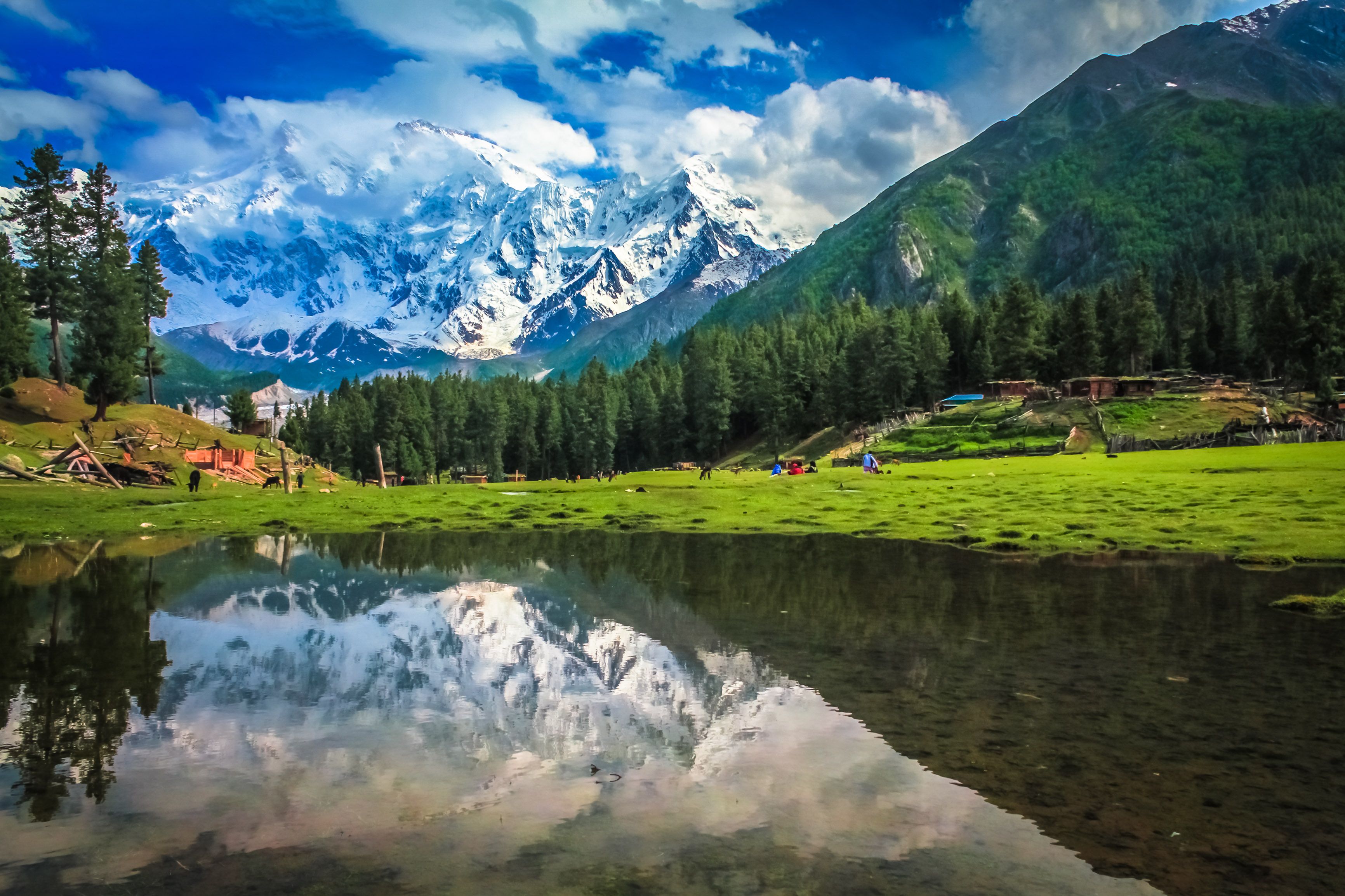 3464x2309 Stunning view of FAIRY MEADOWS & NANGA PARBAT. Pakistan Tourism Guide