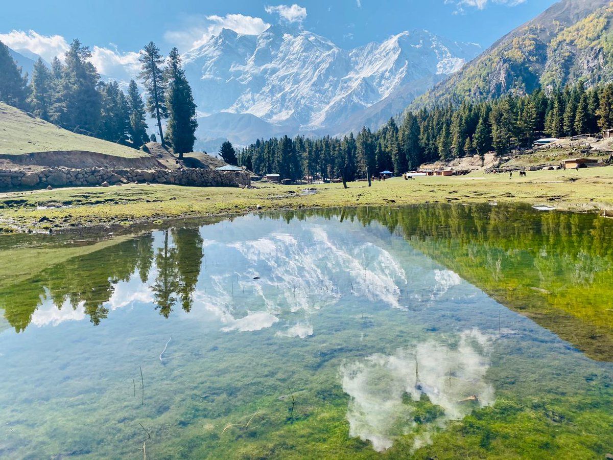 1200x900 Reflection Lake, Nanga Parbat View, Fairy Meadows, Gilgit Baltistan, Pakistan shared #OurBeautifulPakistan #BeautifulPakistan #traveldestinations