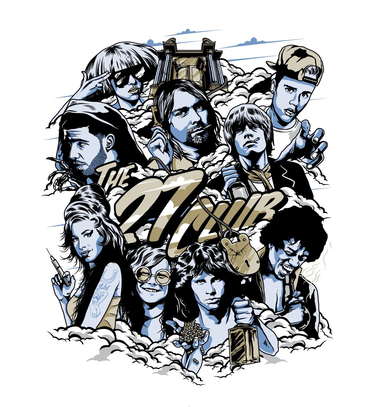 1196x1299 The 27 Club - Behance