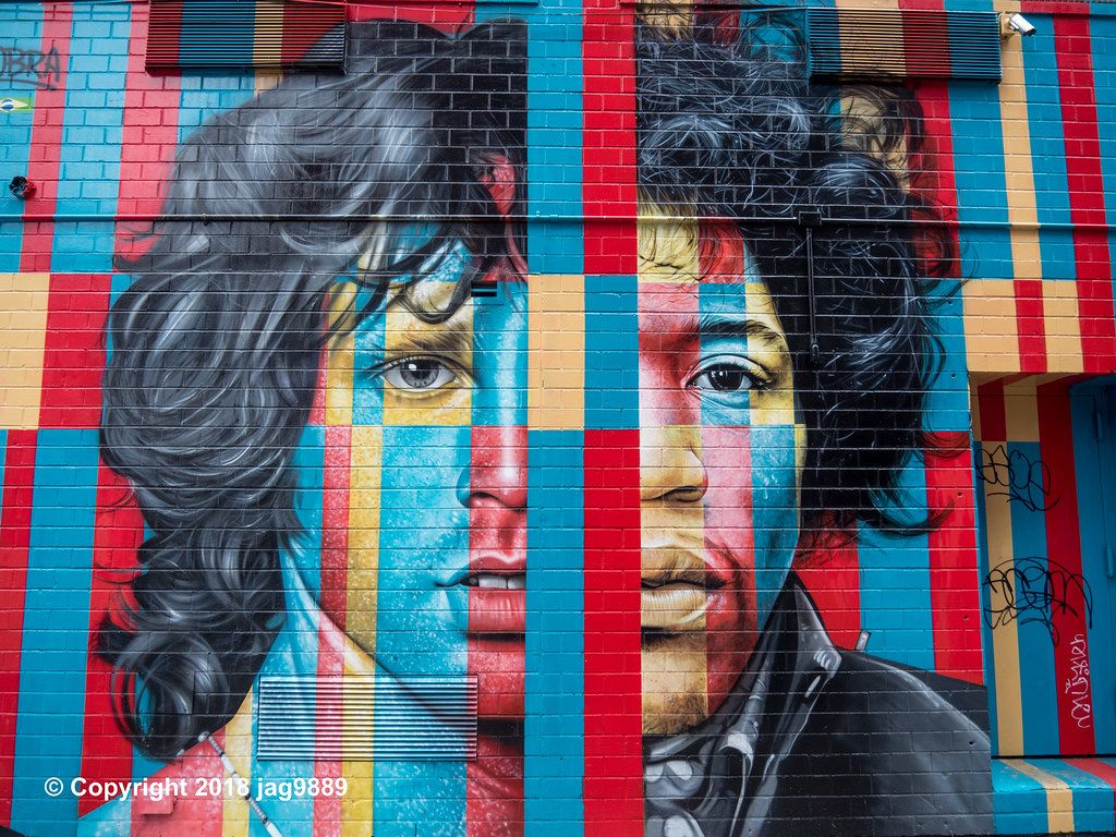 1024x768 Jim Morrison Hendrix Detail of The 27 Club Mura