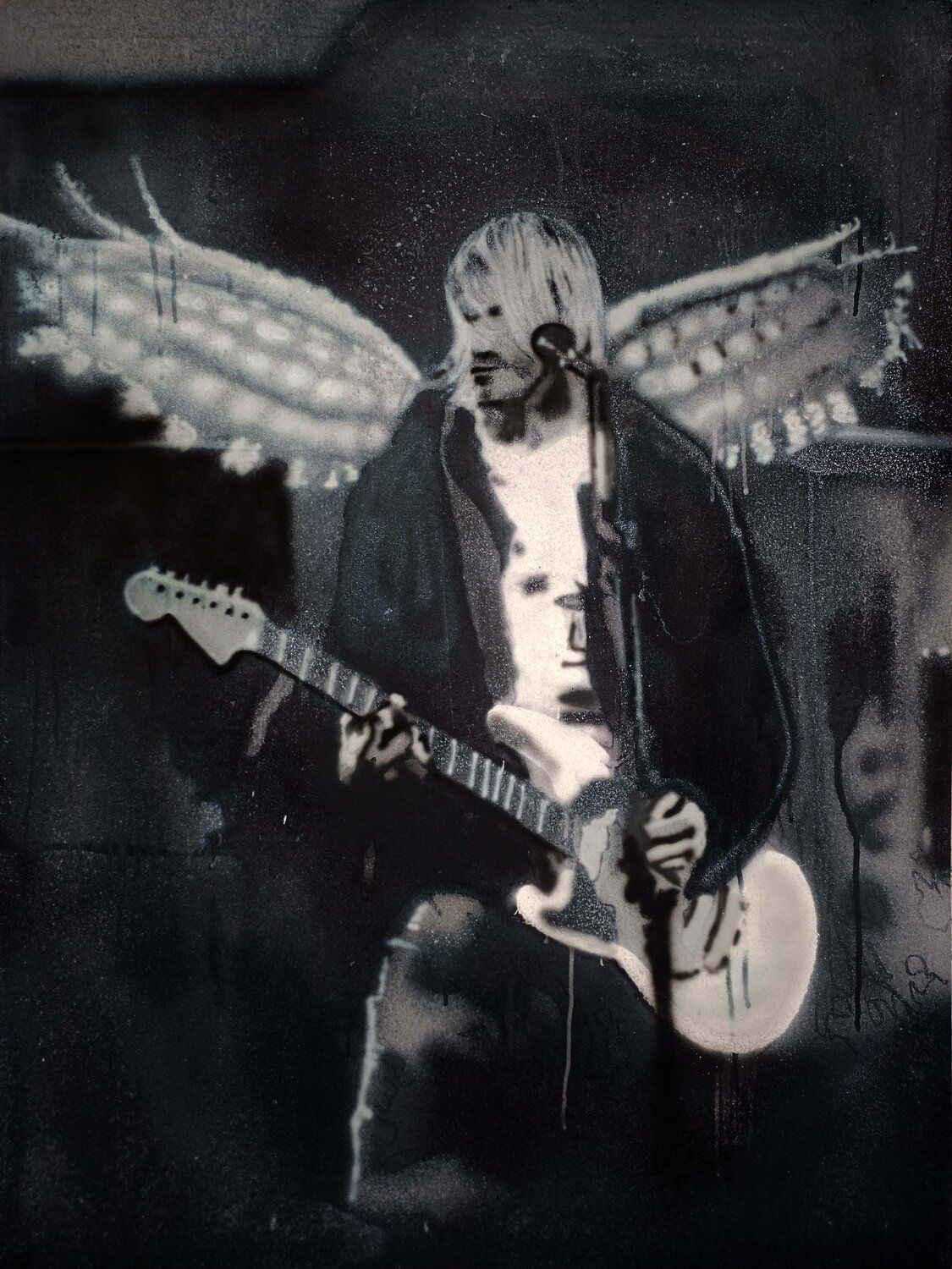 1125x1500 The 27 Club, Kurt Cobain Valia Paint on Canvas