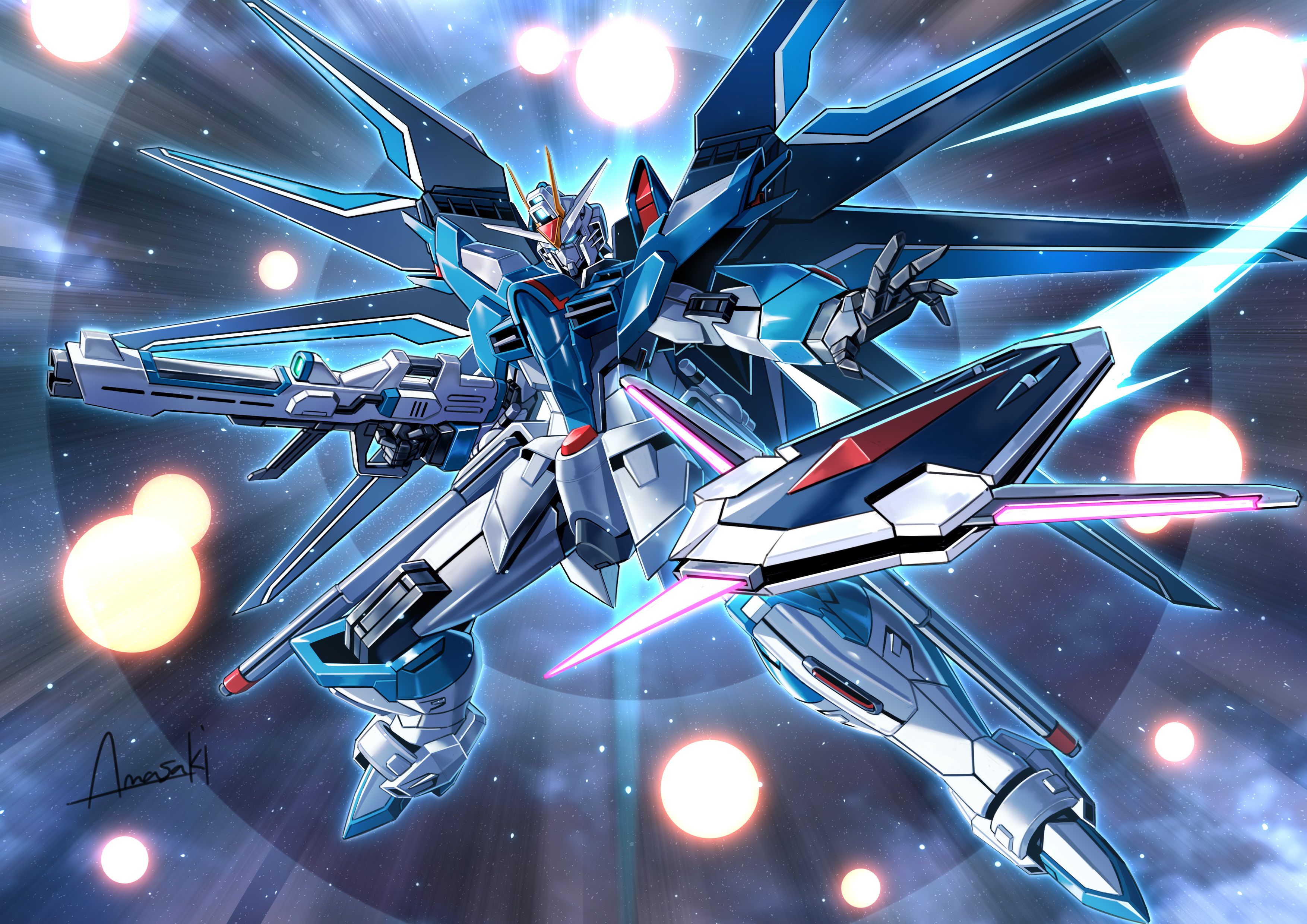 3508x2480 STTS 909 Rising Freedom Gundam Suit Gundam SEED FREEDOM Wallpaper By Yu11142911 Anime Image Board