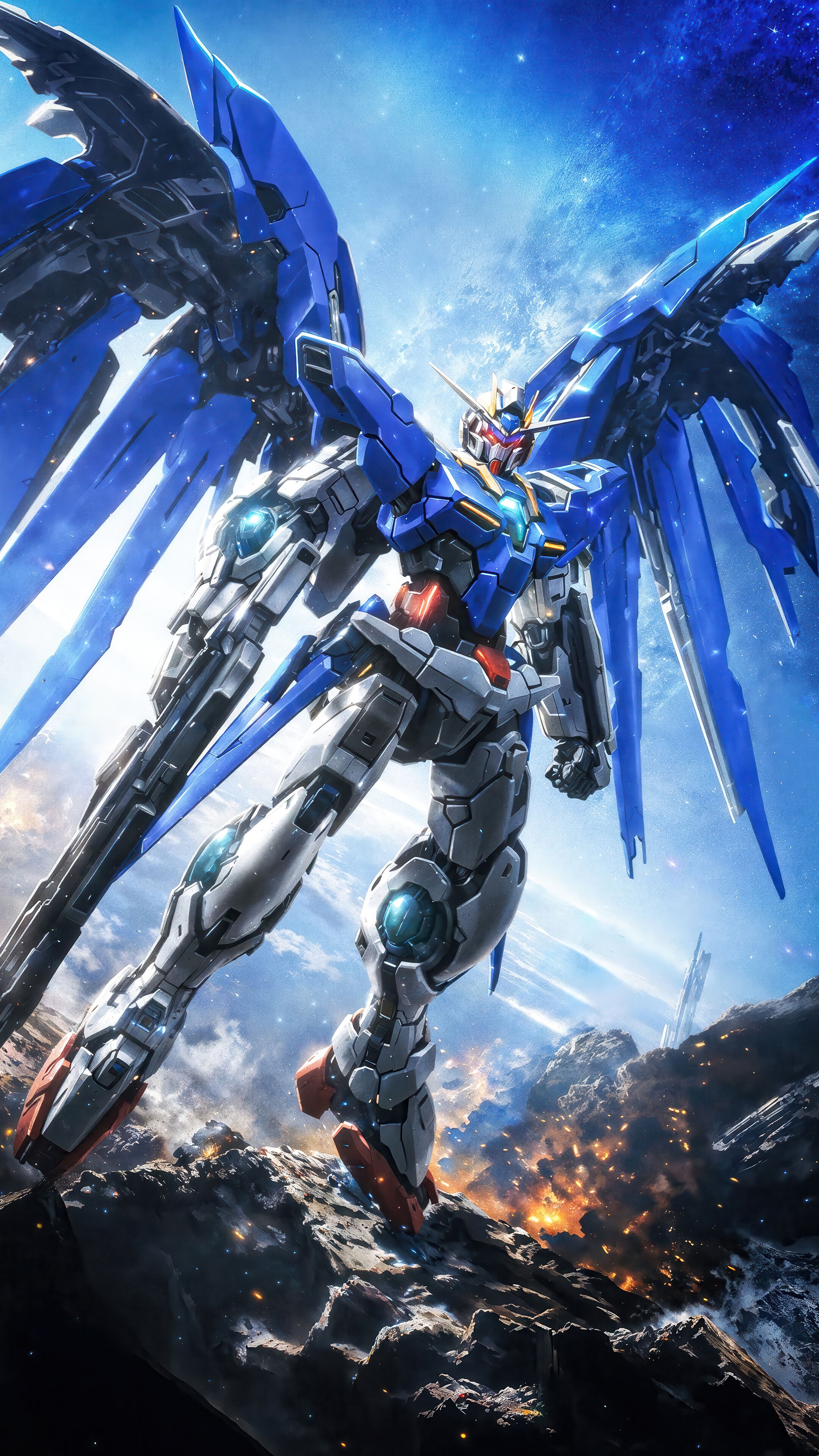 2160x3840 Gundam Freedom 4K Wallpaper iPhone HD Phone b